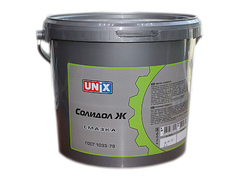 Смазка Солидол Ж (5 кг) ведро UNIX